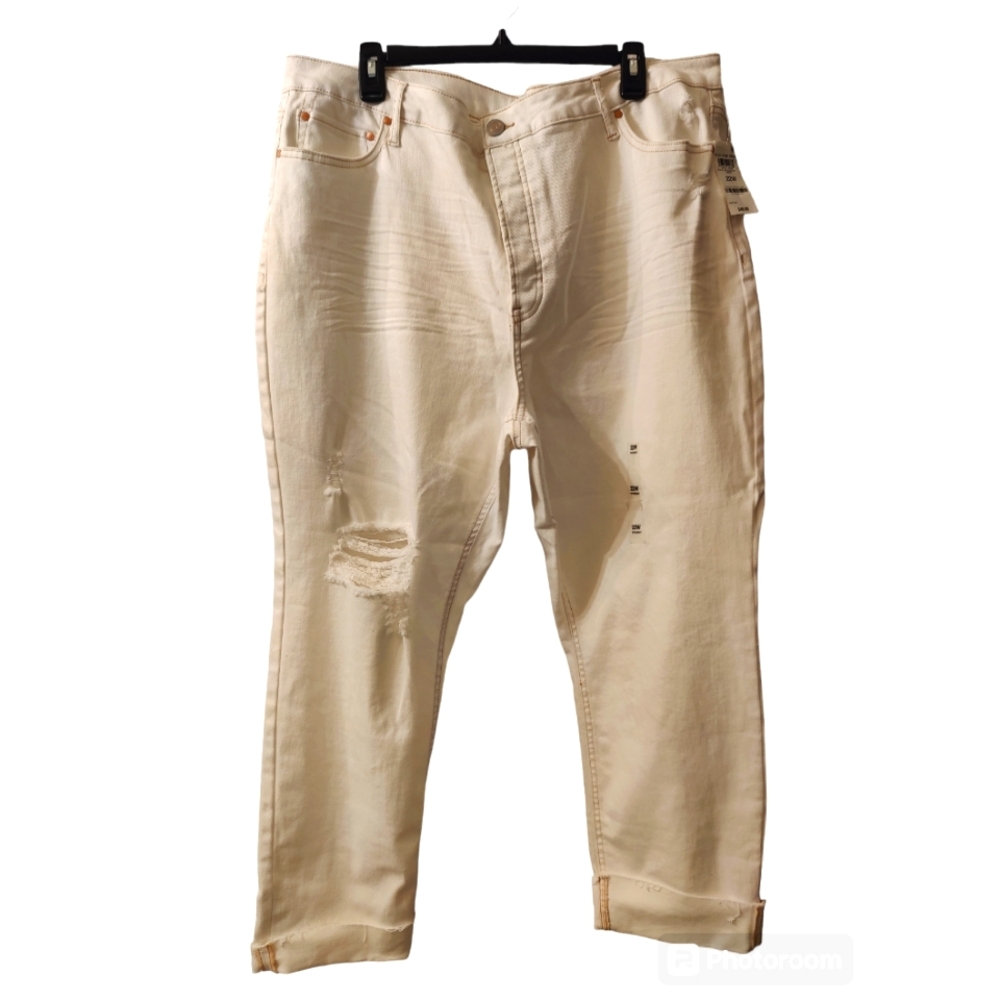 NWT And Now This Jeans Off White Size 22